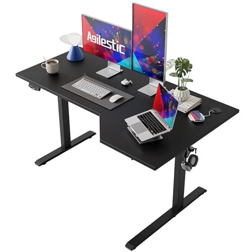 L-Shaped 55 Inches Height Adjustable Electric Standing Desk D40953