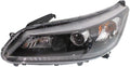 Honda Accord Headlight 2013 2014 2015 Driver Side Halogen Bulbs Included Sedan H6742
