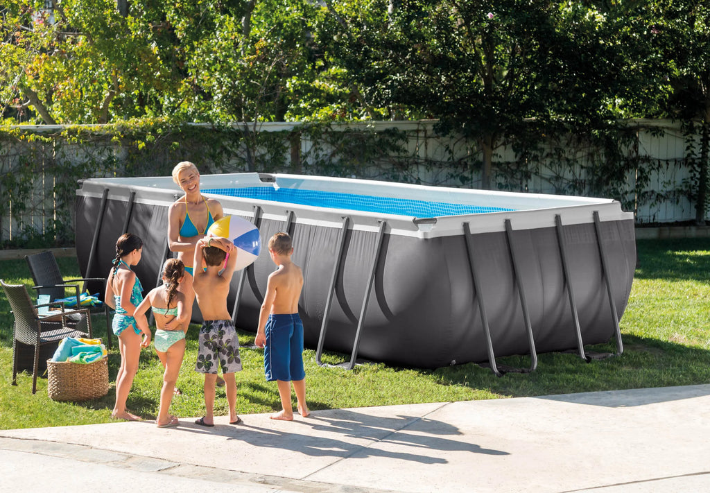 18ft X 9ft X 52in Rectangular Pool Set N513509