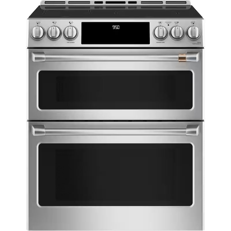 Induction Range Handle and Knob Kit in Brushed Stainless E26648