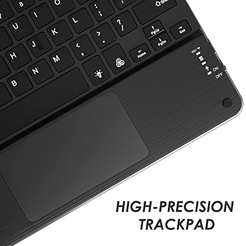 9" to 11" Tablet Keyboard Case with Touchpad Black O97683