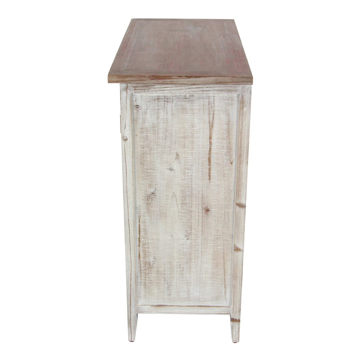 Brown Rustic Lattice Cabinet C642634