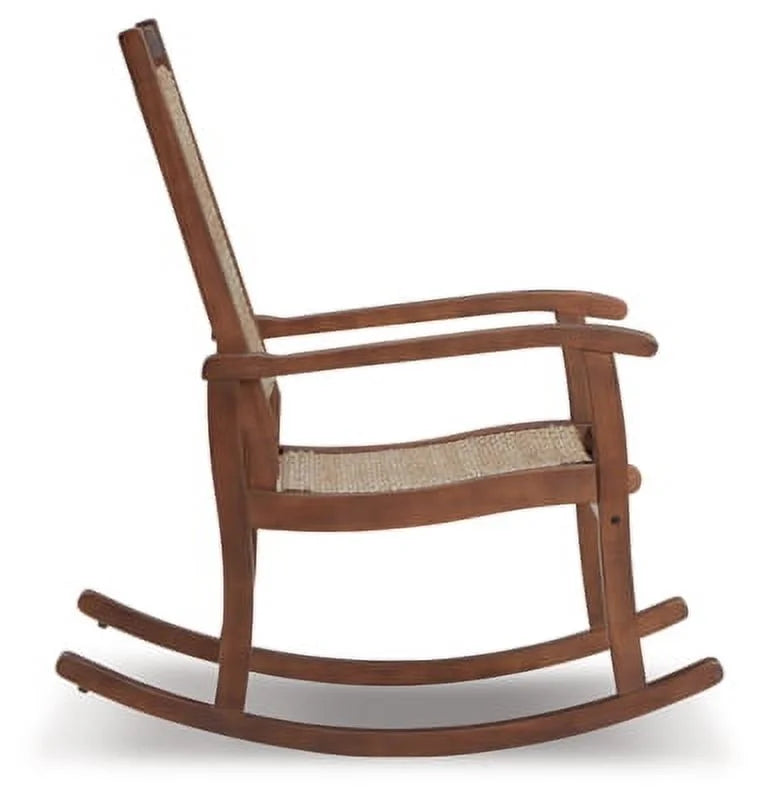 Brown/Natural Rocking Chair R549