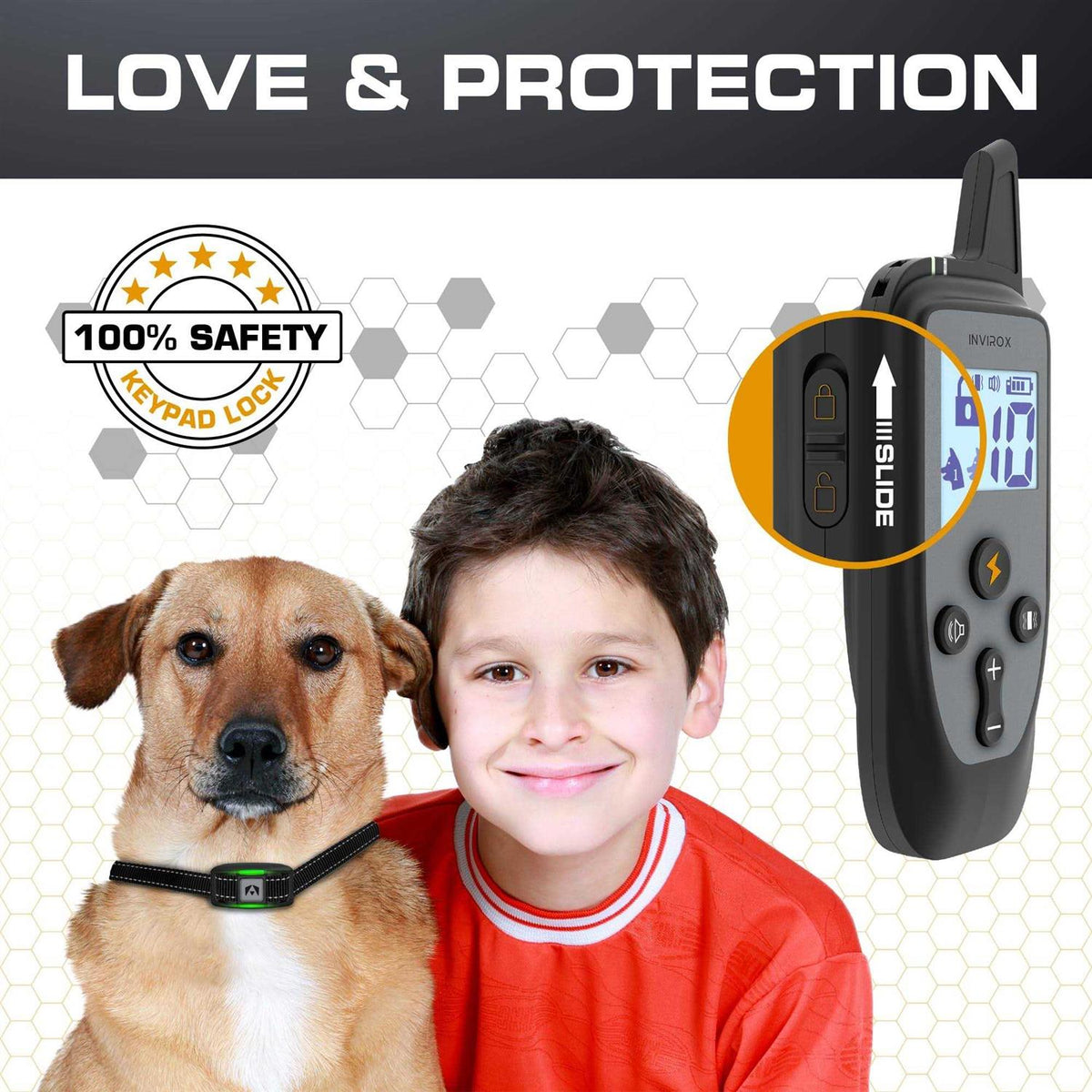 Dog Shock Collar 123 Levels Dog Training Collar P170