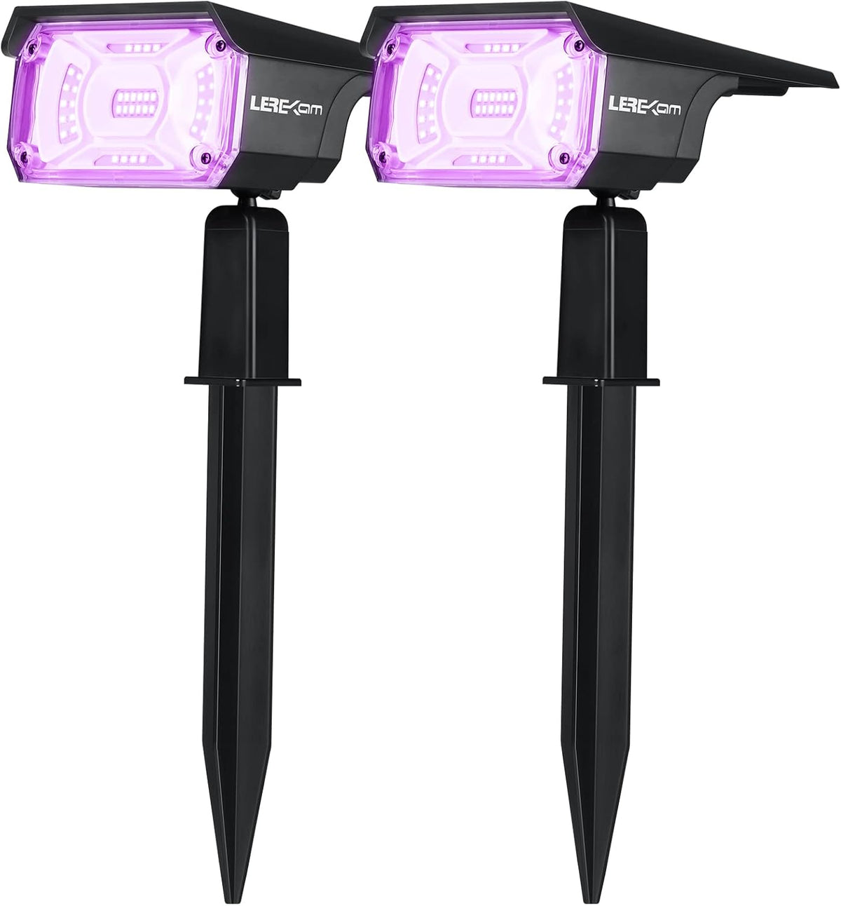 IP65 Waterproof Solar Landscape Spotlights 2 Pack Warm-White R252