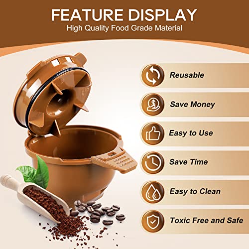 Reusable Single Serve Coffee Filter, 2 Pack, Brown S523426