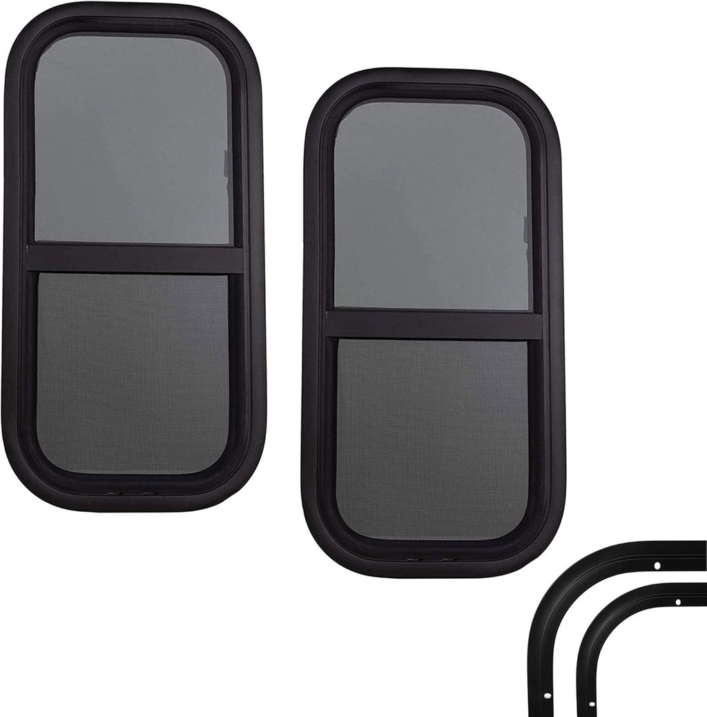 RV Window 12 W x 24 H Vertical Slide 2 Windows A192