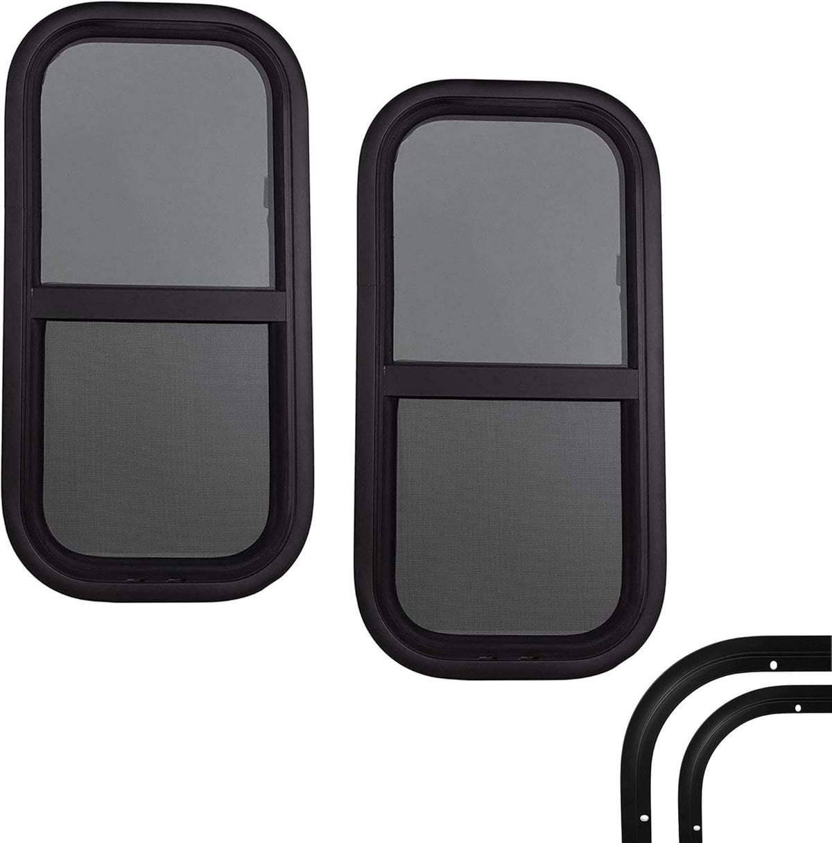 RV Window 12 W x 24 H Vertical Slide 2 Windows A192