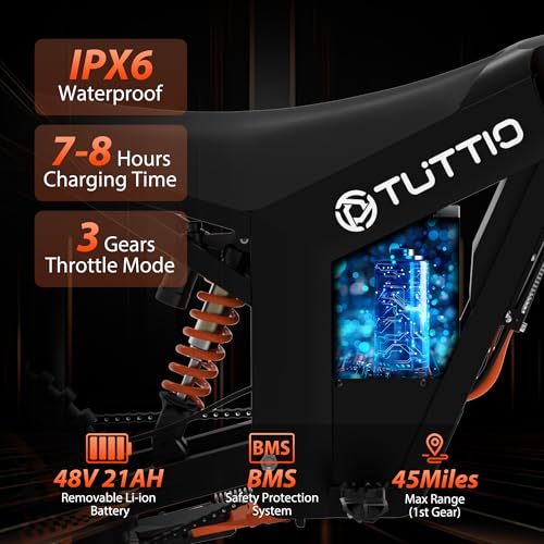14"/12" Fat Tire 2000W Electric Dirt Bike with 48V 21AH Battery F5914