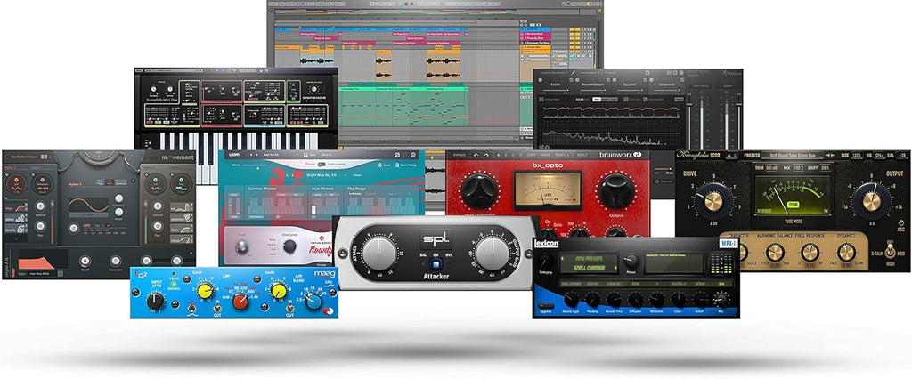 Audio Interface with Studio Monitors and Cables I511