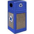 42 Gallon Blue Recycling Can R394