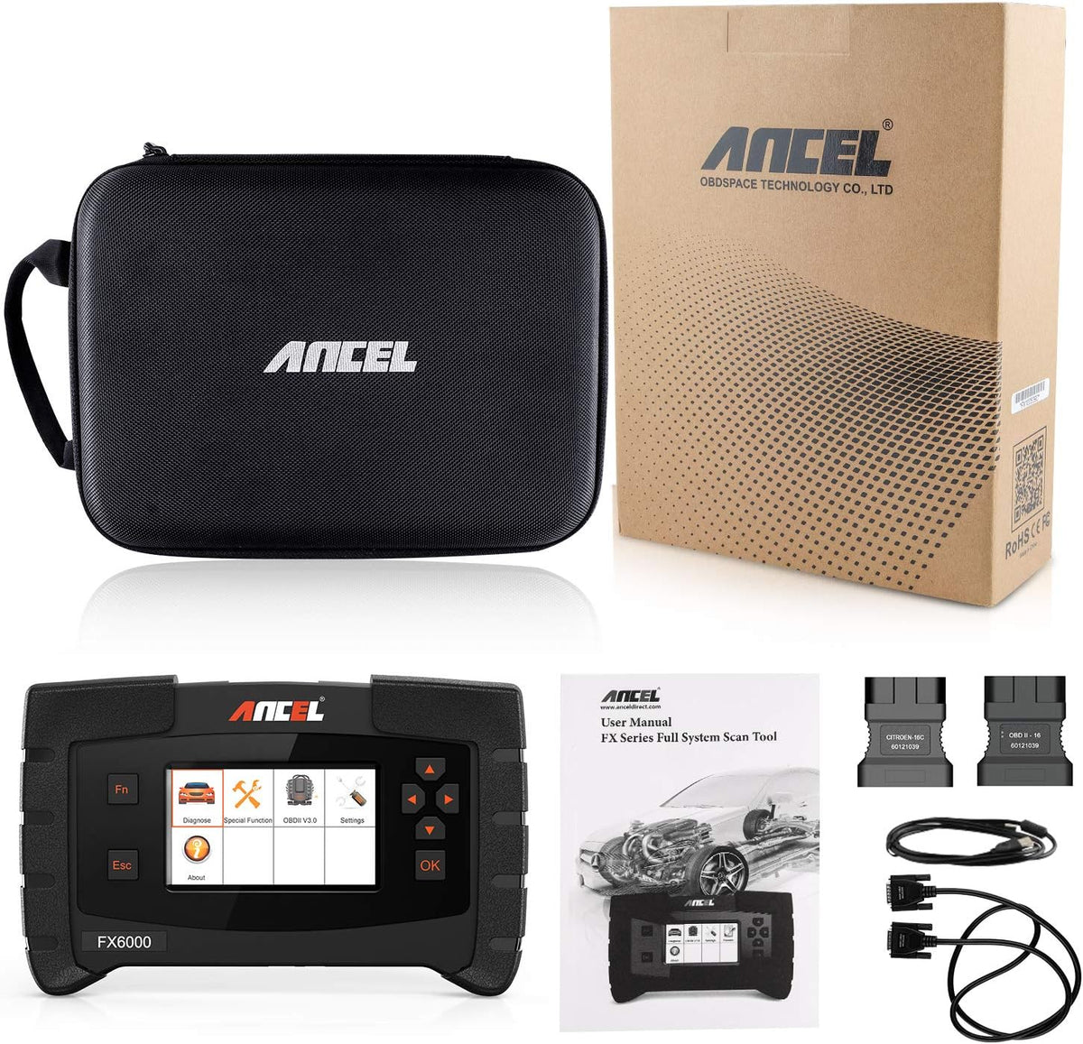 OBD2 Scanner with All System Diagnostic Scan Tool H29156