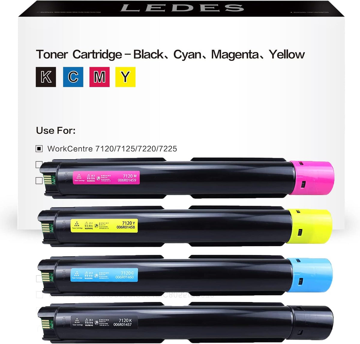 Compatible Toner Cartridge Replacement 1 Black 1 Cyan 1 Magenta 1 Yellow E557628