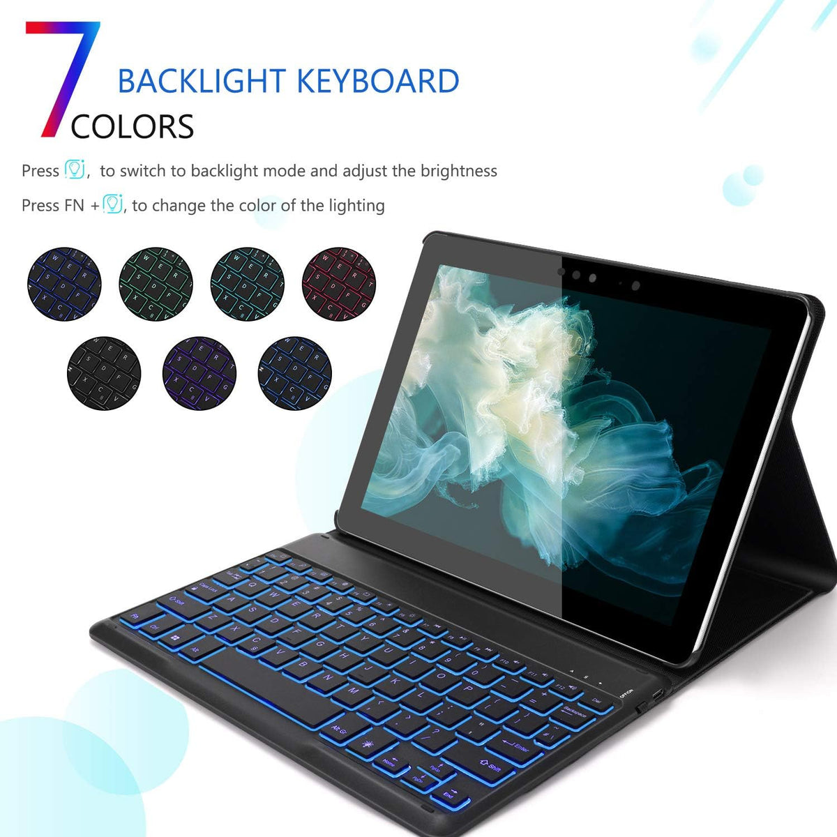 Bluetooth Backlit Keyboard Case for Surface Go 10-inch/Surface Go 2 10.5-inch J216073