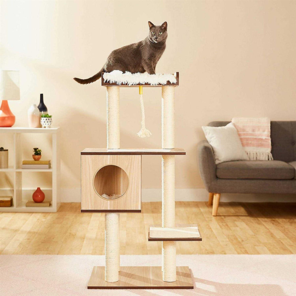 47.5-In Modern Cat Tree Condo H2262