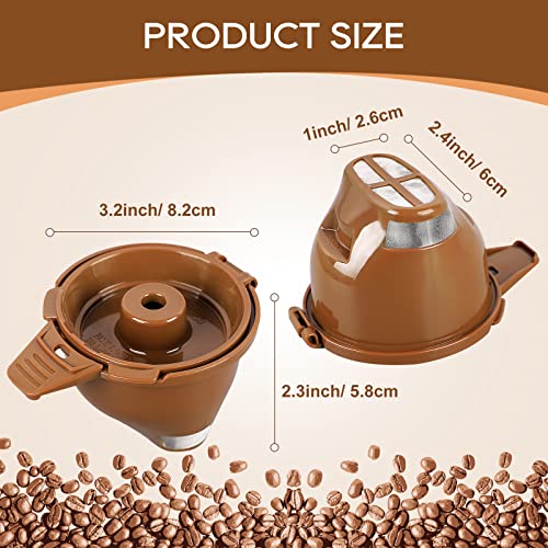 Reusable Single Serve Coffee Filter, 2 Pack, Brown S523426