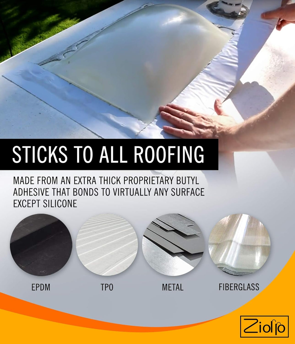 RV Flex Repair Tape Kit with Butyl Sealant Y755