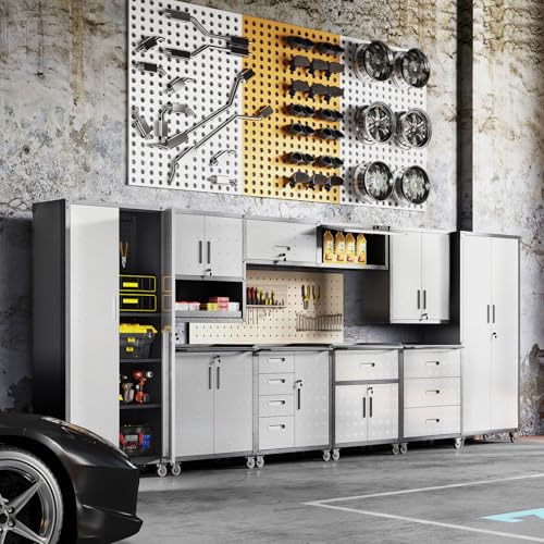 Heavy Duty Steel Wall Cabinet with 2 Doors and Adjustable Shelves S7025