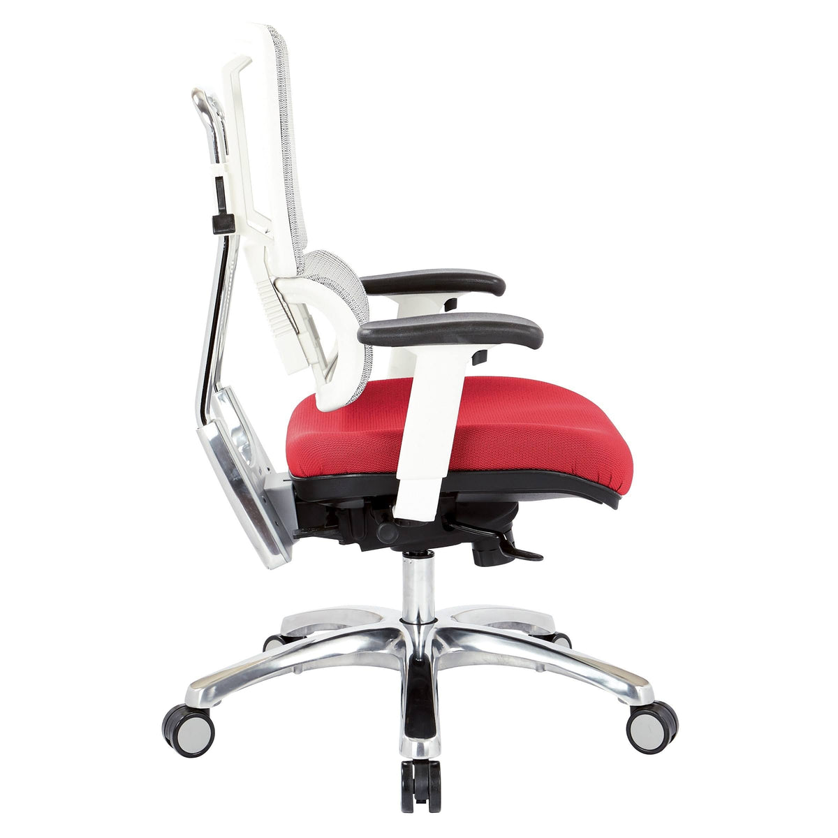 White Vertical Mesh Chair U207891