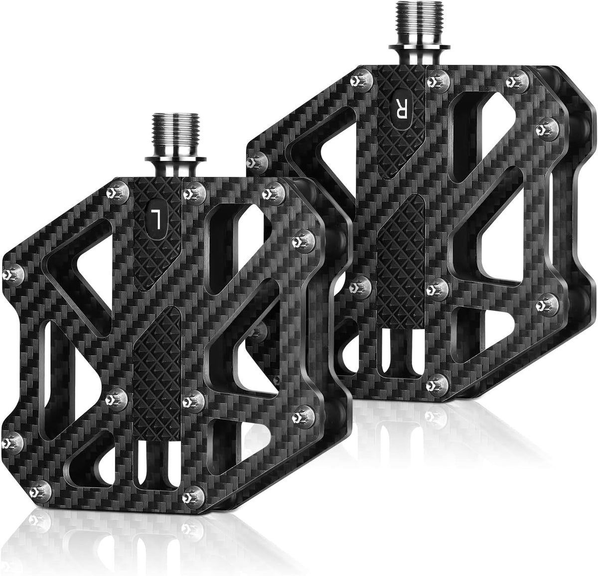 Carbon Fiber 3 Sealed Bearing Mountain Bike Pedals M15814