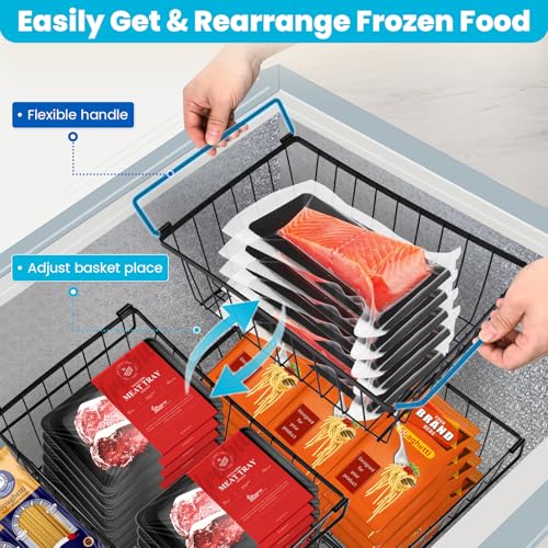 3 Pack Stackable Freezer Organizer Bins T7986