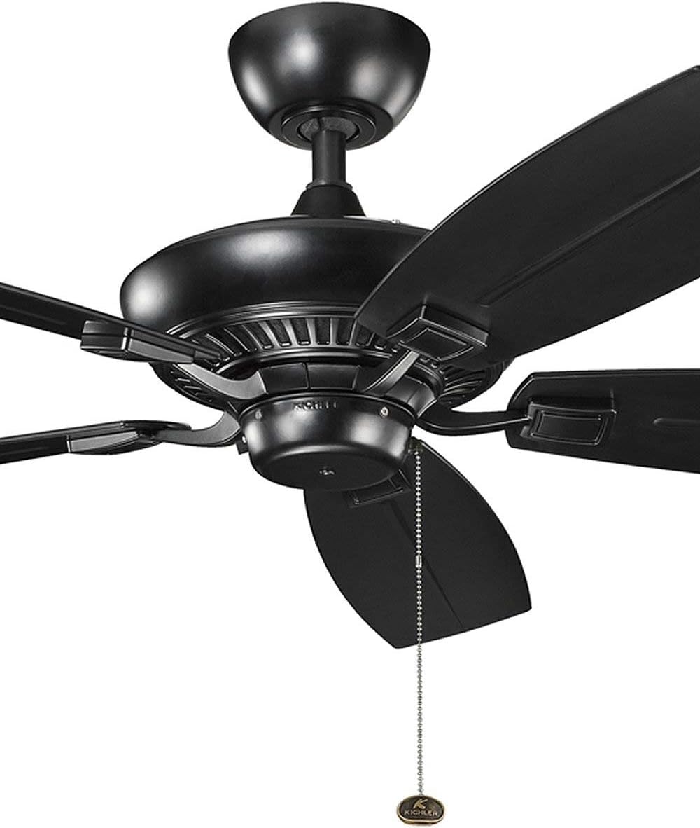 52-Inch Satin Black Patio Fan G480900
