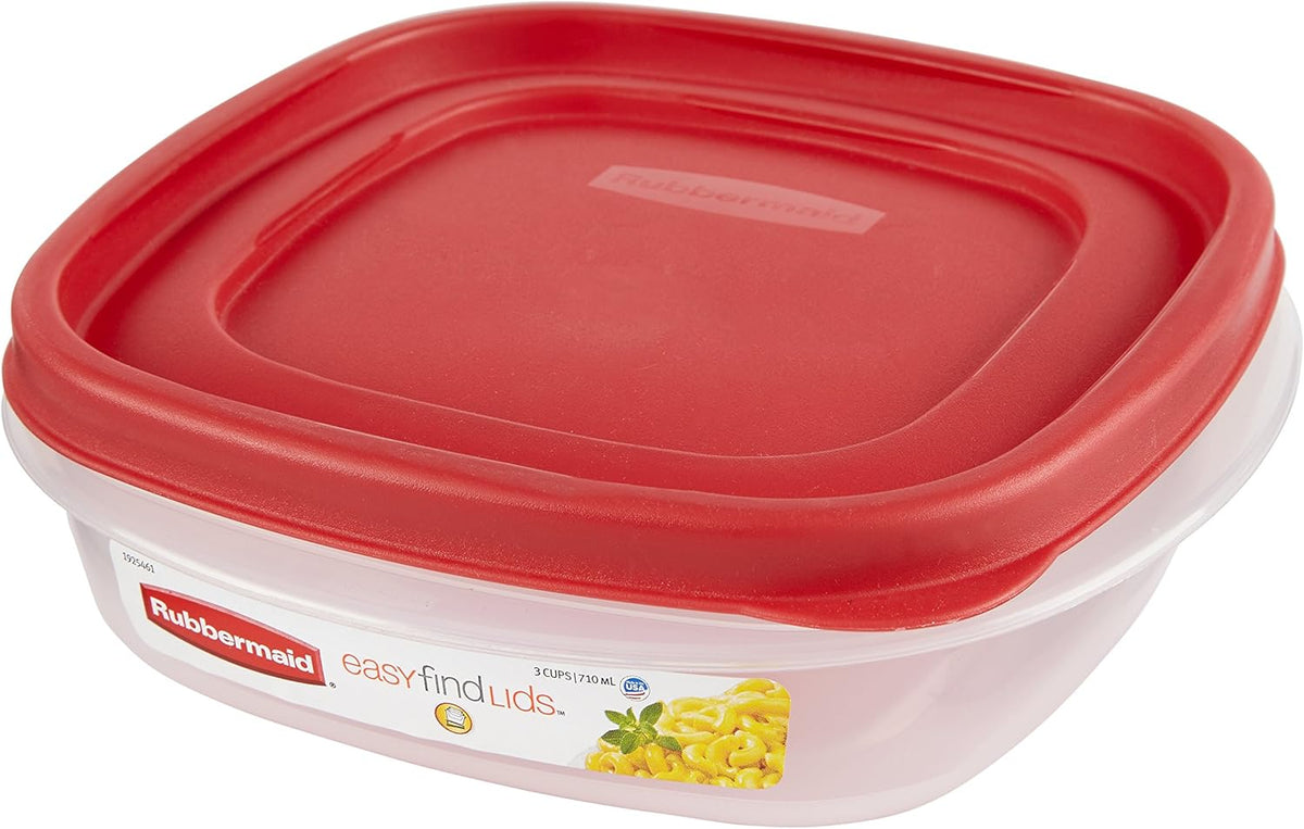 3 Cup Red Food Storage Container Z316187