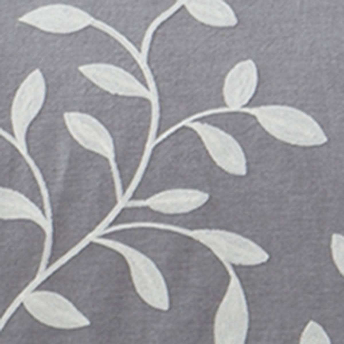 Queen Grey Chambray Cotton Comforter Set E524438