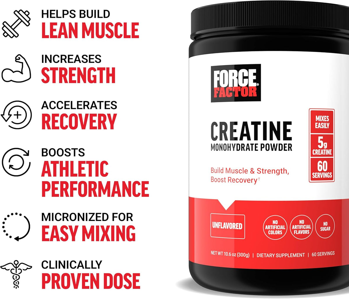Chocolate Whey Protein Powder 1.78lbs & Creatine Monohydrate 60 Servings I637