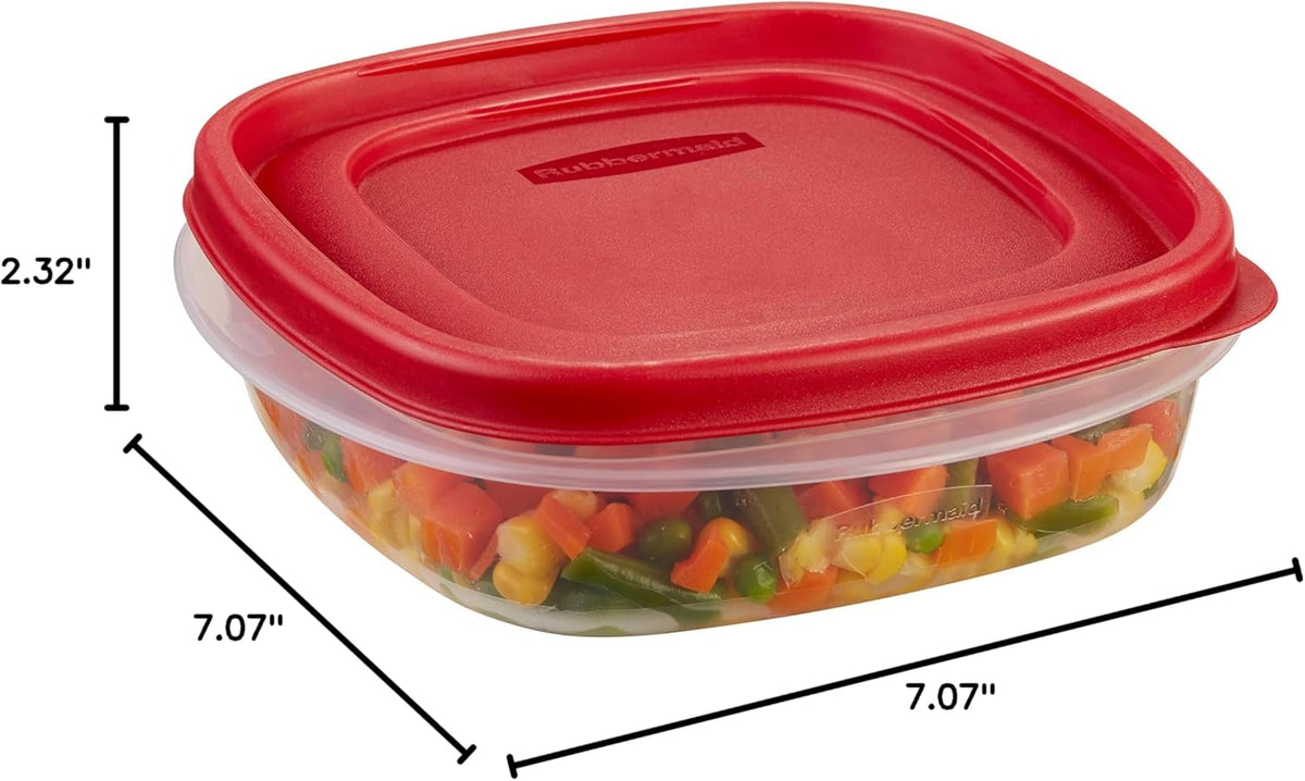 3 Cup Red Food Storage Container Z316187