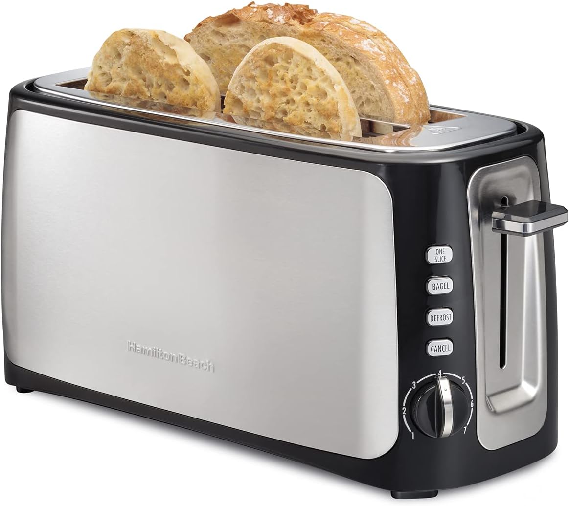 4-Slice Toaster with Long-Slots, Stainless Steel A6796