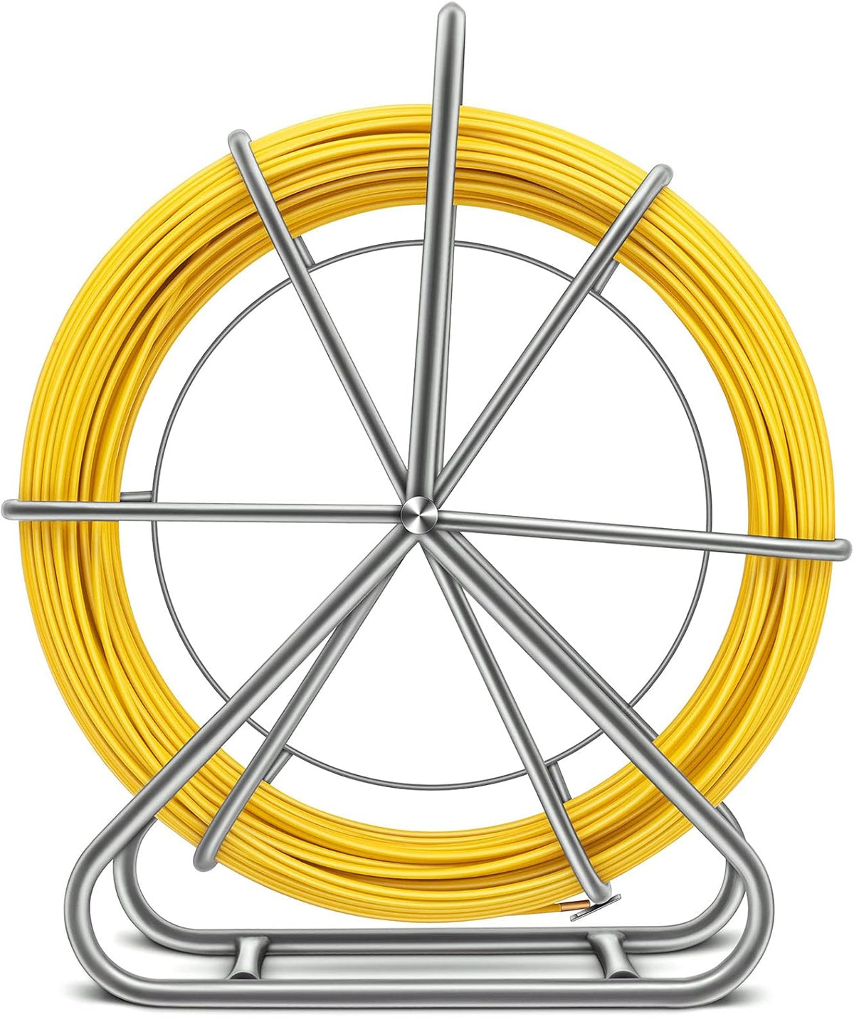 425FT Fiberglass Fish Tape with Wheel Stand H3181