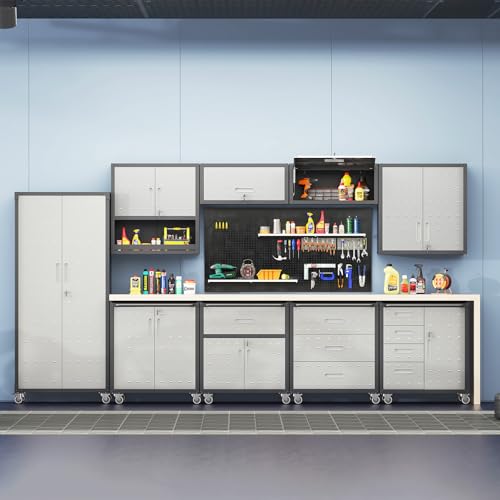 Heavy Duty Steel Wall Cabinet with 2 Doors and Adjustable Shelves S7025