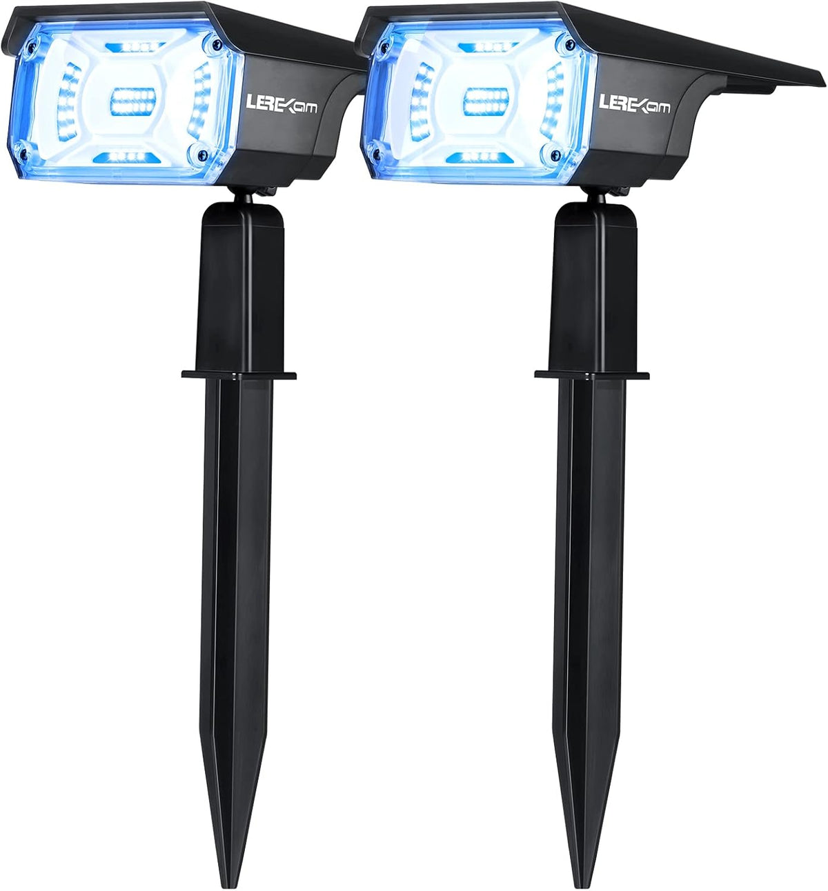 IP65 Waterproof Solar Landscape Spotlights 2 Pack Warm-White R252