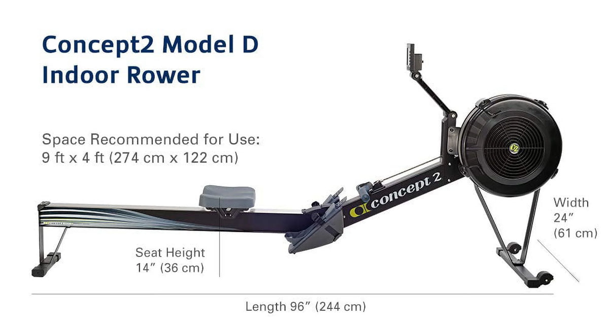 Black Indoor Rower with PM5 Y3241