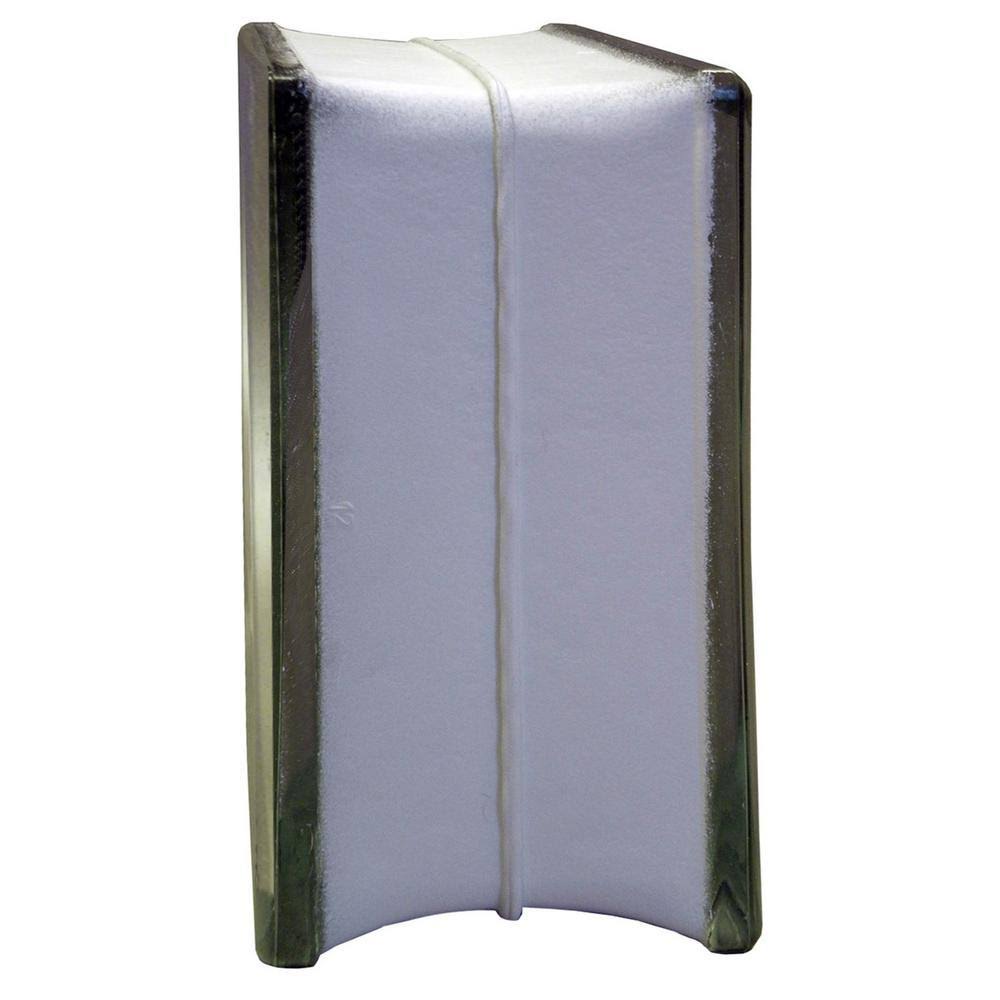 7.75 in. x 7.75 in. x 3.12 in. Wave Pattern Glass Block (10-Pack) C718825