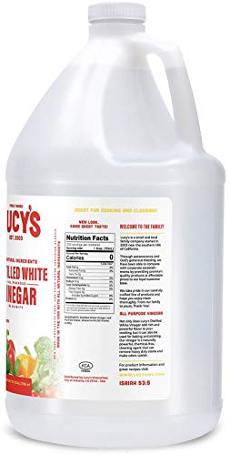 Natural Distilled White Vinegar, 1 Gallon (128 oz) - 5% Acidity G121
