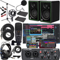 Audio Interface with Studio Monitors and Cables I511