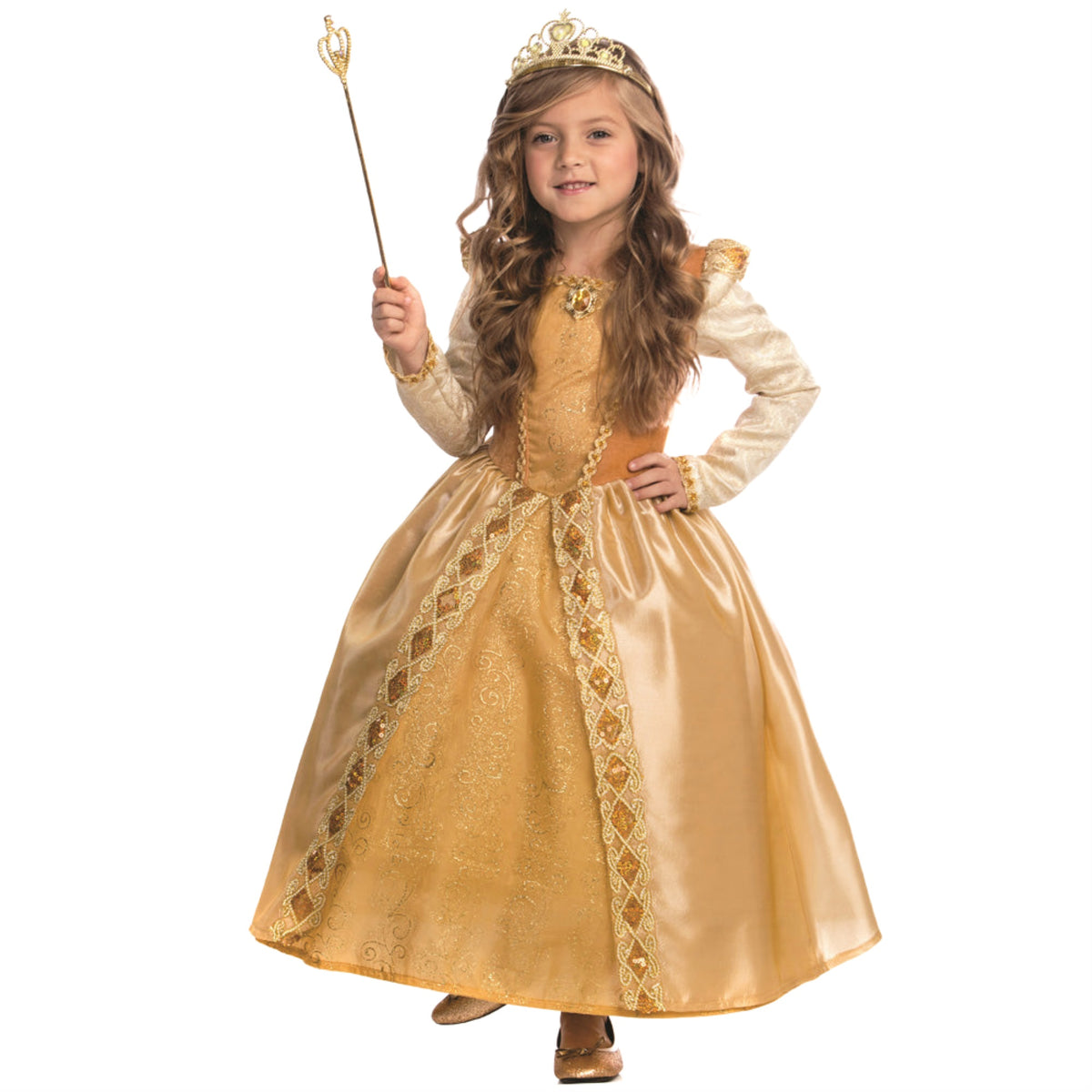 Gold Ball Gown Princess Costume P122