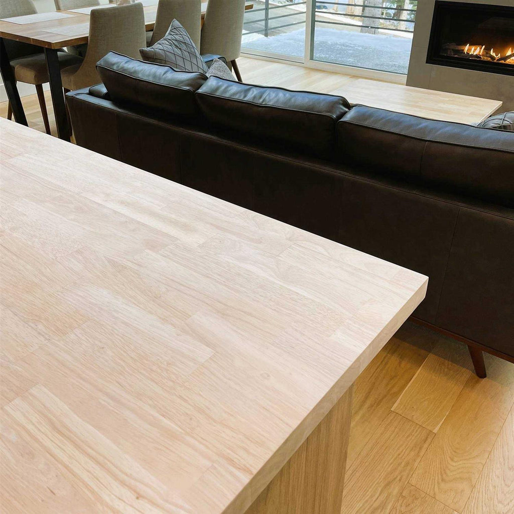 Natural Straight Butcher Block Hevea Countertop M176329