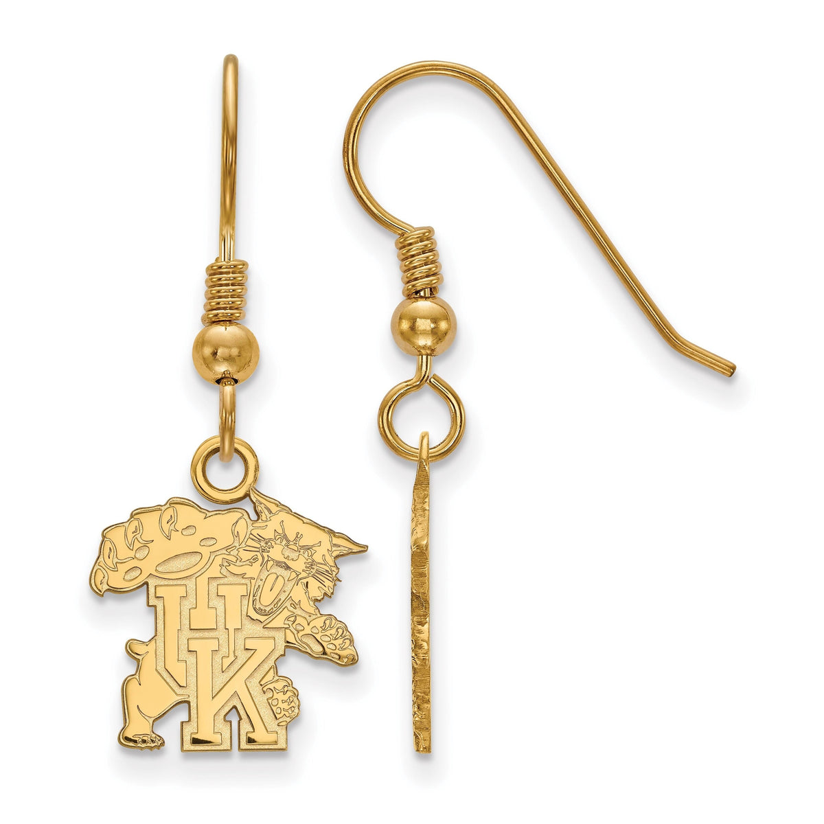 14K Gold Plated Silver Dangle Earrings Z94408