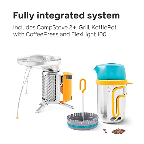 Wood Burning Camp Stove with USB Charging E9177