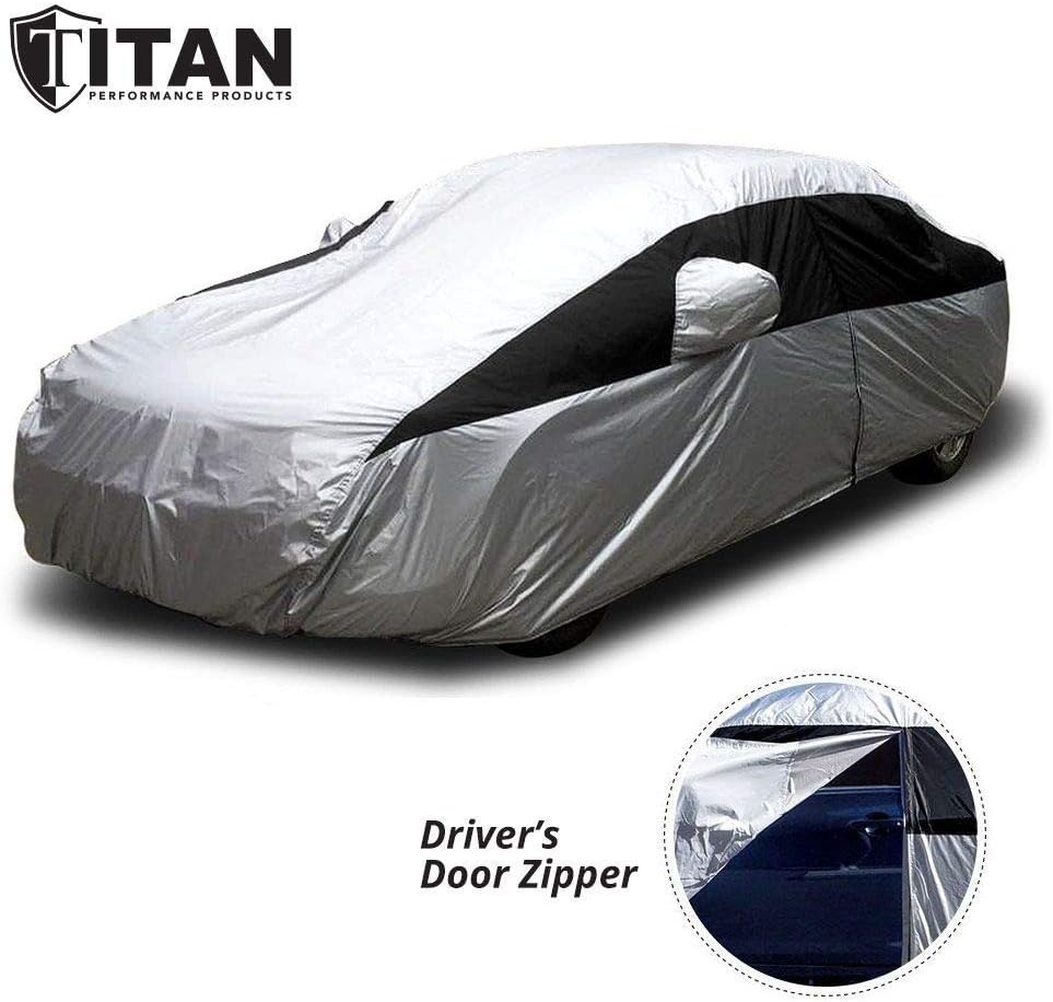 Lightweight Poly 210T Car Cover for Large Sedans O107497