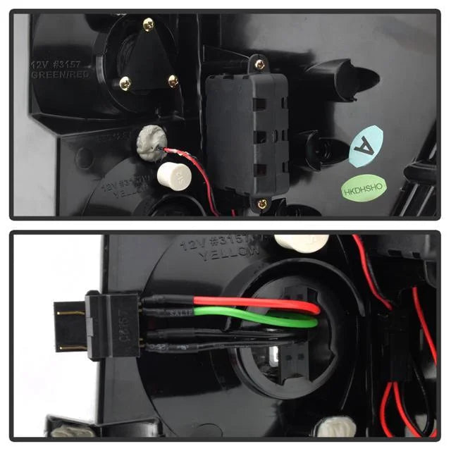 Black LED Tail Lights X3497