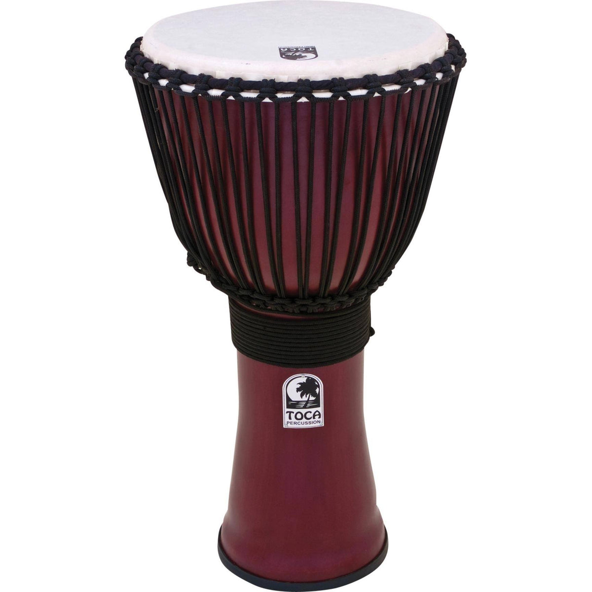 14 in. Deep Red Djembe H5538
