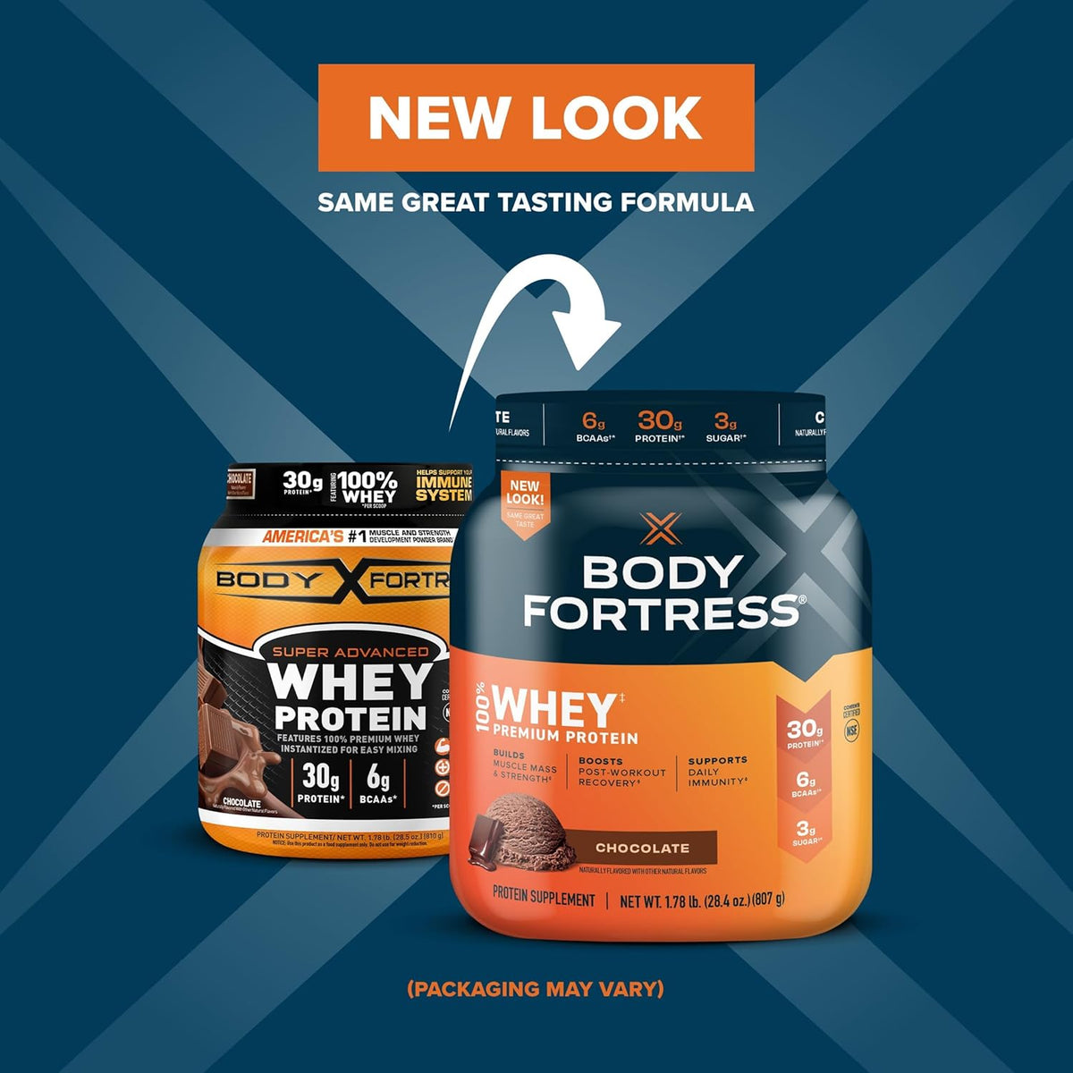 Vanilla and Chocolate Whey Protein Powder, 1.74lbs and 1.78lbs F425