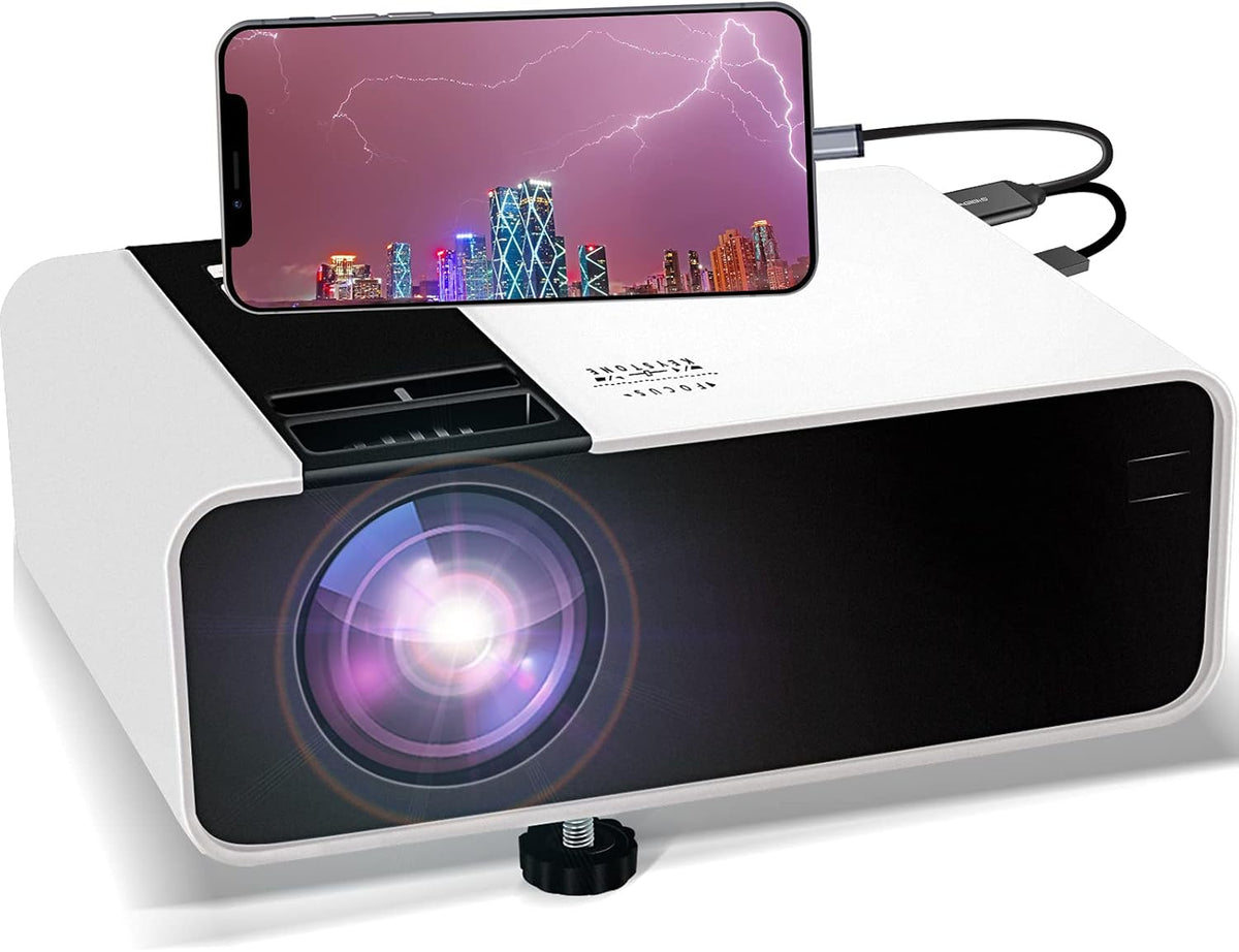 Mini Portable Projector 1080P Supported Full HD Outdoor Movie Projector G276539