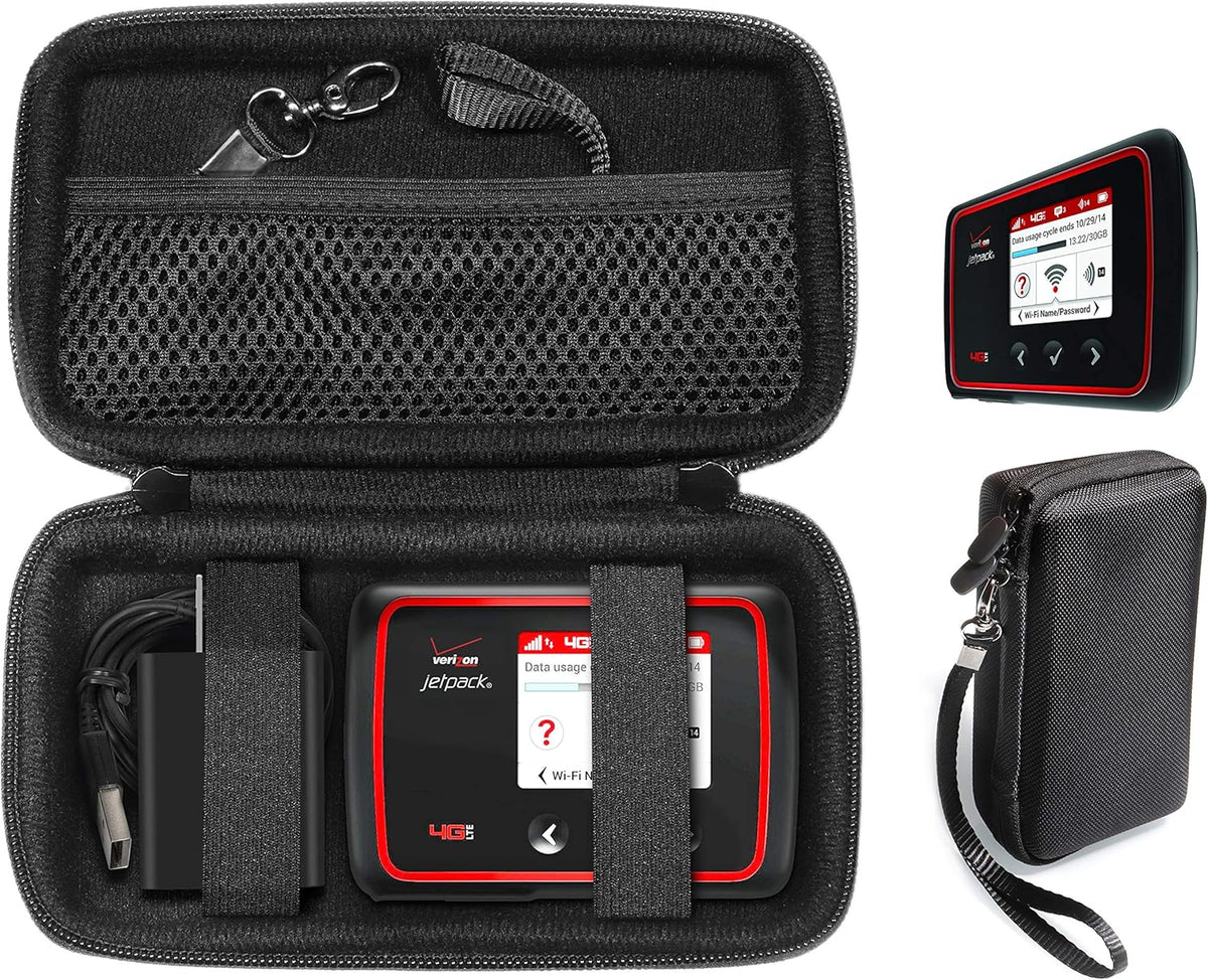 Protective Case for Verizon MiFi 6620L Jetpack 4G LTE Mobile Hotspot, Black E70264