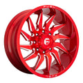 Candy Red Milled 20x9 Wheel P4774