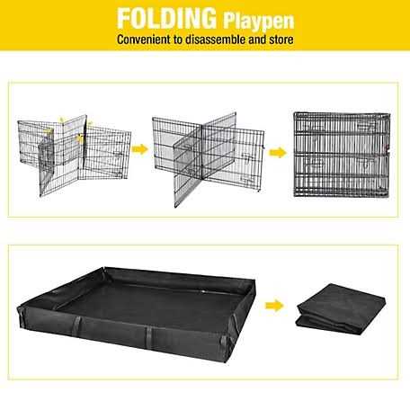 Portable Small Pet Playpen with Floor W935